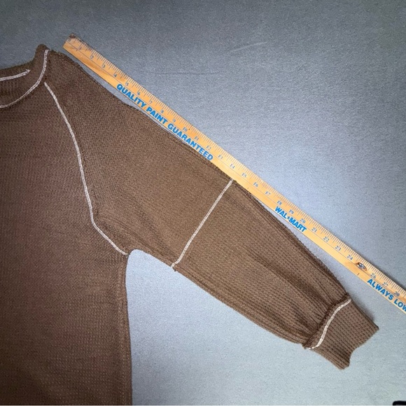 NWT Andree by Unit Waffle knit casual pullover long sleeve Sweater SOFT size 2x - Picture 9 of 16